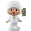 BANDAI Pocoyo - Peluche colori magici con telecomando, Multicolore