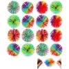 PcvGef Wuschelball - 16 palline di gomma colorate, 65 mm, regalo di compleanno per bambini 4-10 anni, per feste in famiglia, giochi all'aperto e antistress