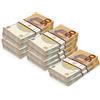Scratch Lover Scratch Cash Euro Box - 10 mazzette da 100 Banconote l'una di € 50 - Banconote Finte Euro, (50.000 Fac-Simile Euro), Dimensioni Reali