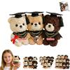 JABECODIFA 3 a 18 Pezzi Orsetto Laureato Personalizzato Piccolo con Testo e Foto 12cm, Small Graduation Bear Peluche Personalizzabile Regalo di Laurea per Bambini e Adulti Perfetto per Asilo Nido