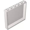 XYEIUGO 59349 Pannello Porta 1x6x5 10 Pezzi GDS-773 compatibile con Lego Mattoncini da Costruzione Colore:Blanc 1