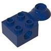XYEIUGO 48170 Mattoncini a Cerniera Technic Speciali 2x2 con Foro per Perno, Mezza Sfera del Giunto di Rotazione [Parte Superiore Orizzontale], 50 Pezzi GDS-1089-compatibile con Lego Colore:Bleu foncé 140