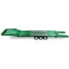 wheelfun Huina 1501 - Pianale per semirimorchio in plastica da 73,5 cm, per trattore e camion con telecomando da 1/18, supporto elettronico per hobby per adulti (Verde)