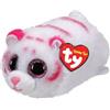 Ty- Tabor Tiger Peluche, Colore Pink/White, 10 CM, 42150