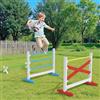 GOFEI Hobby Horse Ostacoli - Set di 2 salti + 1 ostacolo, regolabile in altezza, stabile, per giardino, sala giochi e hobby Horse Training