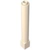XYEIUGO 43888 Supporto Mattoncini Tondi 1x1x6 Pilastro Solido, 50 Pezzi GDS-1326-compatibile con Lego Mattoncini da Costruzione, Colore:Bianco (giallastro)