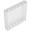 XYEIUGO 59349 Pannello Porta 1x6x5 10 Pezzi GDS-773 compatibile con Lego Mattoncini da Costruzione Colore:Clair transparent 40