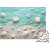 4A5W8E3N 1000 Pezzi Spiaggia Puzzle di Carta per Adulti Allenamento Mentale Educativo Conchiglie Mare Puzzle Decorazione da Parete 52x38cm/1000pcs