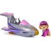PAW Patrol Jungle Pups, Veicolo Falco di Skye, jet giocattolo con personaggio di Skye da collezione, giocattoli per bambini e bambine dai 3 anni in su