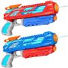 PlsMupn 2 PCS Pistola ad Acqua per Bambini, 280 ML Potente Fucile ad Acqua, Pistola Acqua Giocattolo Gittata di 8,8 metri, Water Gun Idea Regalo per Battaglie Estive in Giardino Piscina