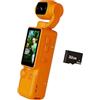KAHDGSS Action camera compatta e tascabile con display da 1, 9 pollici, memoria da 32 e batteria da 2000 mAh, ideale per pedalare e registrare piccola fotocamera indossabile