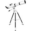 Topiky Telescopio Astronomico Professionale Rivestimento Multiplo Completo Apertura 80 Mm Lunghezza Focale 700 Mm per Osservazione del Cielo Profondo Lega di Alluminio Leggera