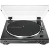 Audio-Technica AT-LP60X Giradischi con Trasmissione a Cinghia Automatico Nero