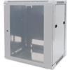 INTELLINET Mobiletto Rack da Parete 12U, Profondità Utilizzabile 410 mm