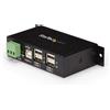 StarTech Dockingstation Hub USB 2.0 Rackmount 4 Porte Industriale Nero