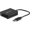 STARTECH Adattatore Di Rete Da USB 2.0 A Fibra Ottica In Nero