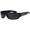 Locs Mad Dog Hardcore Gangster Cholo Narrow Rectangular Sunglasses