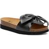 Scholl, Sandalo estivo per donna con maxi fiocco, Nero, 38 EU
