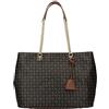 Pollini borsa a spalla TE8407PP02QBRO 40x12x28(dai manici 52) marrone