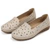 Generic Scarpe casual da donna, comode, leggere, alla moda, con intaglio, ballerine floreali da donna, mocassini ortopedici larghi e mocassini, Albicocca, 39 EU