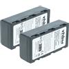vhbw 2x Batteria per DJI CrystalSky 5,5, 7.85, Ultra 7.85 5000mAh 7,4V Li-Poly