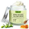 WEILNELL Beef Tallow Face Cream 120g, Crema Viso con Sego Biologico Naturale con Cera d'Api e Miele, Formula Tradizionale Senza Chimici, Crema Viso Sego, Idratazione Profonda per Pelle Sensibile e Disidratata