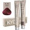 KYO Colore per capelli 100ml + ossigeno 150 ml by kyo, AMMONIA FREE E PPD FREE con collagene Marino e cheratina (6.46 Biondo Scuro Rame Rosso)