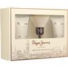 Pepe Jeans Addictive Indulgence For Her Confezione Regalo Profumi Donna 3 Pezzi Eau de Parfum 30ml, Body Lotion 50ml e Shower Gel 50ml Set Fragranza Gourmand Legnosa