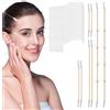 HOUSN 80 Pezzi Face Lift Tape Invisible, Cerotti Lifting Viso con Tiranti Regolabili, Adesivi Lift Viso Trasparenti Impermeabili, Effetto Lifting Istantaneo per Trucco Quotidiano VisoCollo