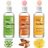 Demine Kit Professionale per la Cura della Pelle Pre e Post Ceretta - Detergente, Olio Rimozione, Gel di Aloe Vera Rinfrescante per Lenire la Pelle - Uso Domestico per Donne