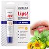 OUKEYA Sun Protect Burrocacao Labbra SPF25+, Balsamo Labbra con Filtro Solare UVA/UVB, Leocrema Burrocacao Con Olio di Semi di Girasole, Olio di Semi di Jojoba, Menta, Idratazione 24H, Tube, 15ml