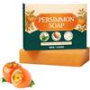 Aderpmin Persimmon Soap For Senior Odor Control - Handmade Deodorizing Persimmon Soap Bar for Old People Smell,Hydrating Body Wash Bar for Women Men,Deep Cleaning,Removes Odors,for All Skin Types (1, 100g)