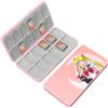 doepeBAE Custodia per Schede di Gioco, Custodie Giochi Switch, Switch Game Card Case, Scatola per Carte con Fodera in Silicone, Con 24 Slot per Cartucce di Gioco e 24 Slot per Schede SD (24M)
