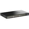 D-Link DGS-1530-52P/E switch di rete Gestito L2 Gigabit Ethernet (10/100/1000) Supporto Power over Ethernet (PoE) Nero