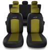 Mossa Coprisedili compatibili con Renault Clio II, III, IV, V (1998- ) - fodere sedili auto - set coprisedili auto universali - S-Y