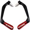 GUYANA Protezione leve Per Ducati 1098 1098S Protezione Manopole Manubrio CNC Da 7/822 Mm Per Moto, Leve Freno E Frizione(Red)