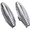 Malcayang Indicatori di direzione dinamici a LED per Verso Yari-s Corolla RAV4 Au-ris 2005 2006 2007 2008 2009 2010 2011 2012 2013 (trasparente - 15 SMD)