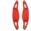 AKSDYIR Estensione Cambio Volante Compatibile Con Alfa Per Romeo Per Giulietta Per MiTo 2011-2019 Per Fiat 500L 2013-2017 Volante Shift Paddle Extension Shifter Gear Adesivi(Red)