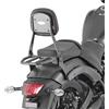 GIVI Schienalino specifico nero con portapacchino per Vulcan S 650 (15 > 16) TS4115B
