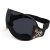 Raleri StrapSter Classic Dark - Visiera con Elastico Universale per Café Racer, Custom e Classic Scooter