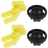Briny River 2 paia di supporti per cofano anteriore dell'auto, clip e occhielli 1729997 AM51-16828-AB compatibile con Ford C-max/Grand C-max MK2 2011-2019