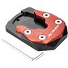 MEHASR Piastra di estensione laterale del piede del caval Per X-MAX 400 300 250 125 XMAX300 Xmax400 Cavalletto Laterale In Alluminio Per Moto, Estensione Del, Piastra Di Supporto