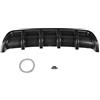 MUNEFE Labbro del Paraurti Posteriore Dell'auto, Paraurti Stile Diffusore Posteriore Universale, Splitter Spoiler Alare per Tutta La Maggior Parte dei Veicoli(Lucido)