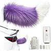 Generico Remote Control Drift Tail Car Rc, Fuzzy Wagging Cat Tail for Car Exterior Decoration, Rechargeable Auto Trunk Charm, for Auto Trunk Bumper