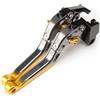 QGQFDEYUNB Per VOGE Per 500DS Per 525R Per 500AC 2021 2022 500 Per DS/AC Leve Freno Frizione Moto Estensibili Pieghevoli Regolabili Leva della moto(Yellow)
