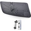LUWU Ombrello Parasole Auto Compatibile con Renault Rafale 2024 2025 2026 Parabrezza Parasole Auto ad Ombrello Pieghevole per Parabrezza Anteriore Interno Rafale Accessori