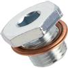 AERZETIX Tappo di scarico della coppa dell'olio M14x1.25 con anello di tenuta compatibile con OEM 031121/031140