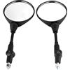 Naroote Specchietto Retrovisore Pieghevole Modificato per Moto Specchietti Retrovisori Robusti a Prova di Collisione per KLX250 KL250, ABS di Alta qualità e Materiale in Alluminio Visione Estesa, 2