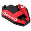 Modeer Supporto per moto laterale per Ducati Hypermotard 939 950, Diavel 1260, Desert X, Sled, Scrambler 1100, Supersport 950, Multistrada V4 1200 1260, Monster 937 1200 821 (Rosso)