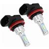 Generic 2 Lampadine LED H8/H11 80W 8000K per Fendinebbia, Blu Ghiaccio, 12-24V, Universali